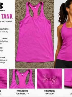 Under Armour Women's Racerback Tank Top - Pink